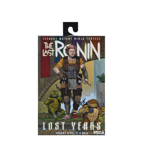 NECA - IDW Comics - Grammy April mit Baby Yi & Moja - The Last Ronin The Lost Years - TMNT