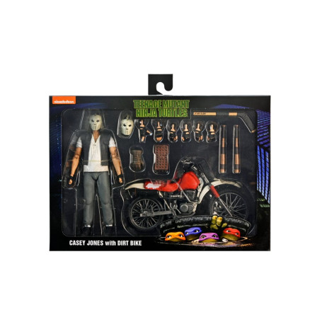 Neca - TMNT - Casey Jones with Dirt Bike - Teenage Mutant Ninja Turtles - Die Ninja Turtles - The Movie