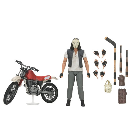 Neca - TMNT - Casey Jones with Dirt Bike - Teenage Mutant Ninja Turtles - Die Ninja Turtles - The Movie
