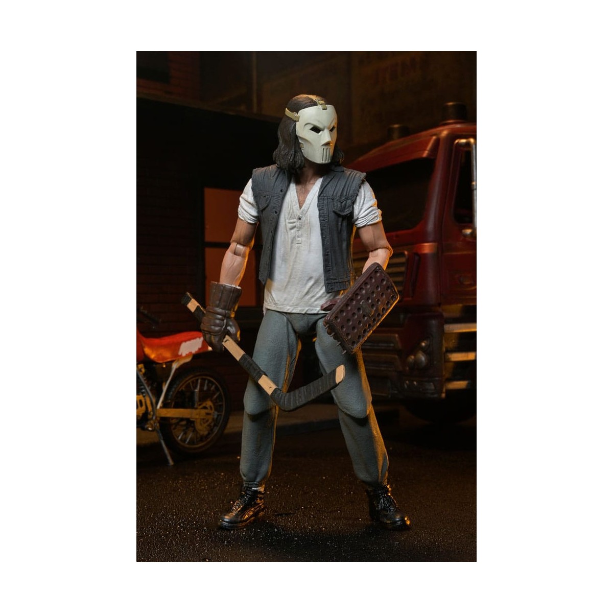 Neca - TMNT - Casey Jones with Dirt Bike - Teenage Mutant Ninja Turtles - Die Ninja Turtles - The Movie