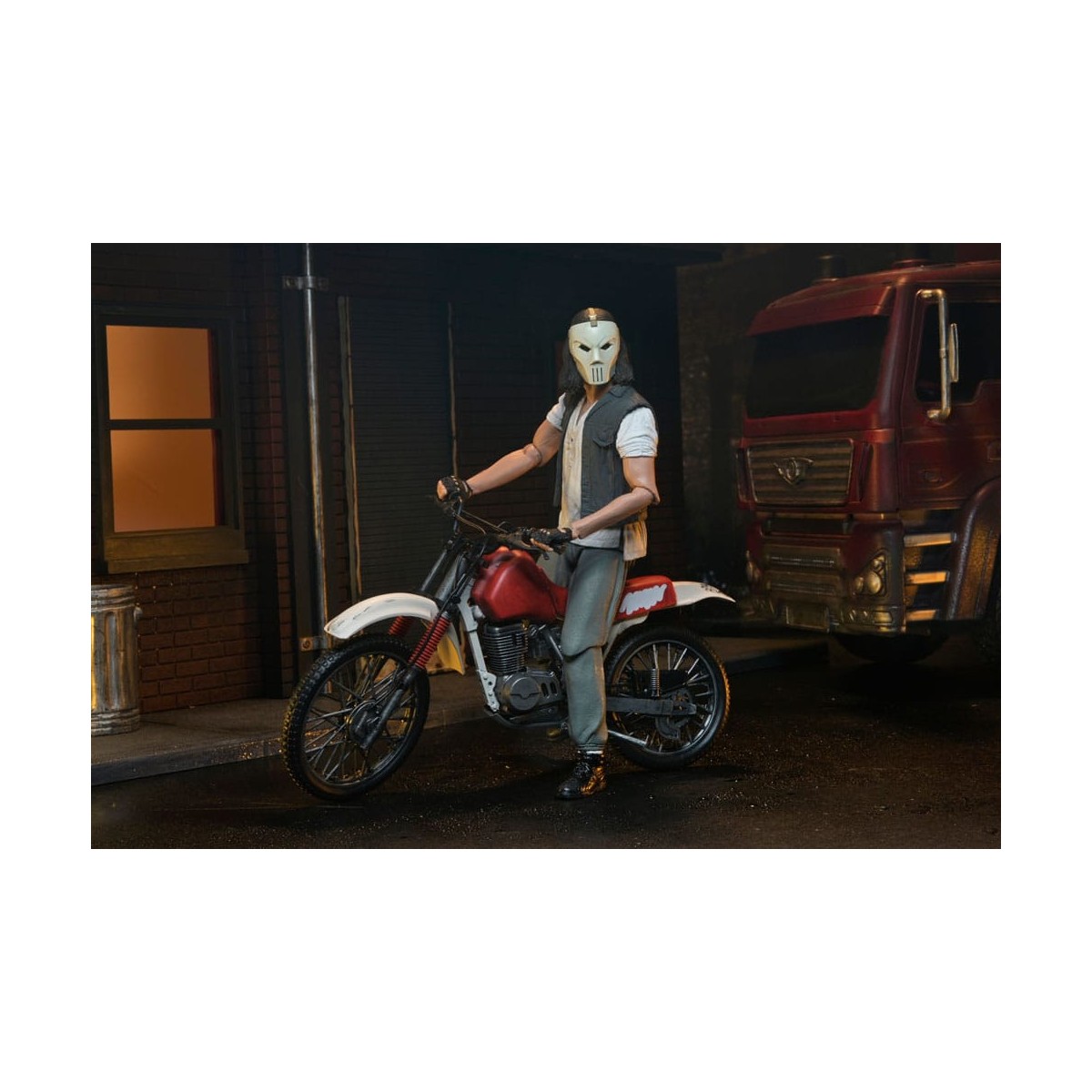 Neca - TMNT - Casey Jones with Dirt Bike - Teenage Mutant Ninja Turtles - Die Ninja Turtles - The Movie