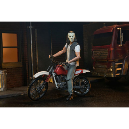 Neca - TMNT - Casey Jones with Dirt Bike - Teenage Mutant Ninja Turtles - Die Ninja Turtles - The Movie