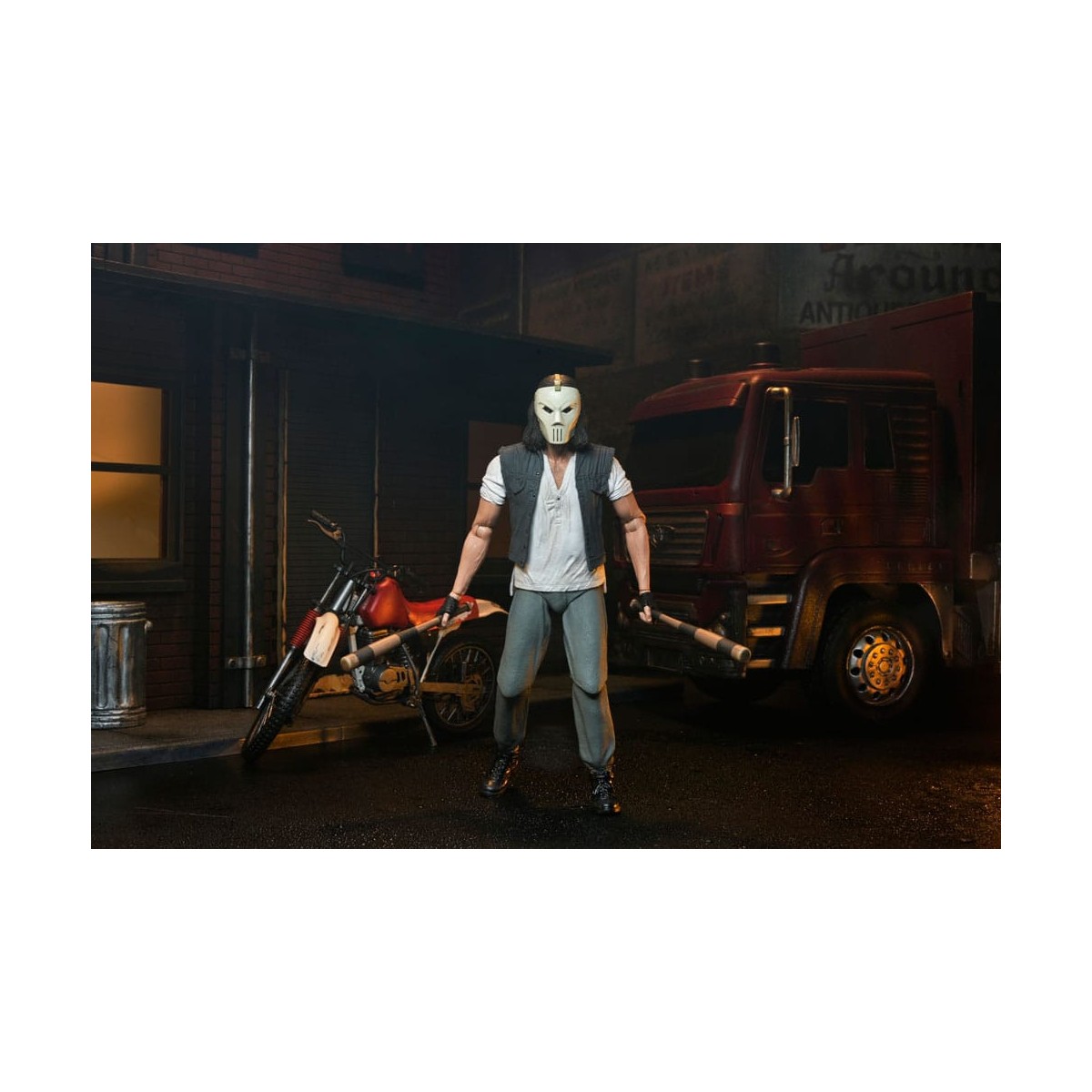 Neca - TMNT - Casey Jones with Dirt Bike - Teenage Mutant Ninja Turtles - Die Ninja Turtles - The Movie