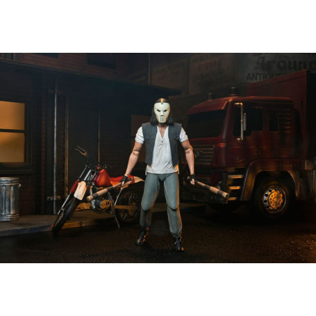 Neca - TMNT - Casey Jones with Dirt Bike - Teenage Mutant Ninja Turtles - Die Ninja Turtles - The Movie