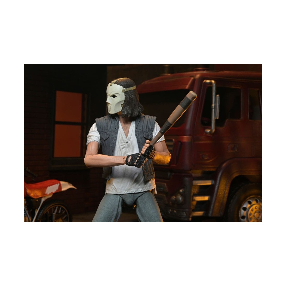 Neca - TMNT - Casey Jones with Dirt Bike - Teenage Mutant Ninja Turtles - Die Ninja Turtles - The Movie