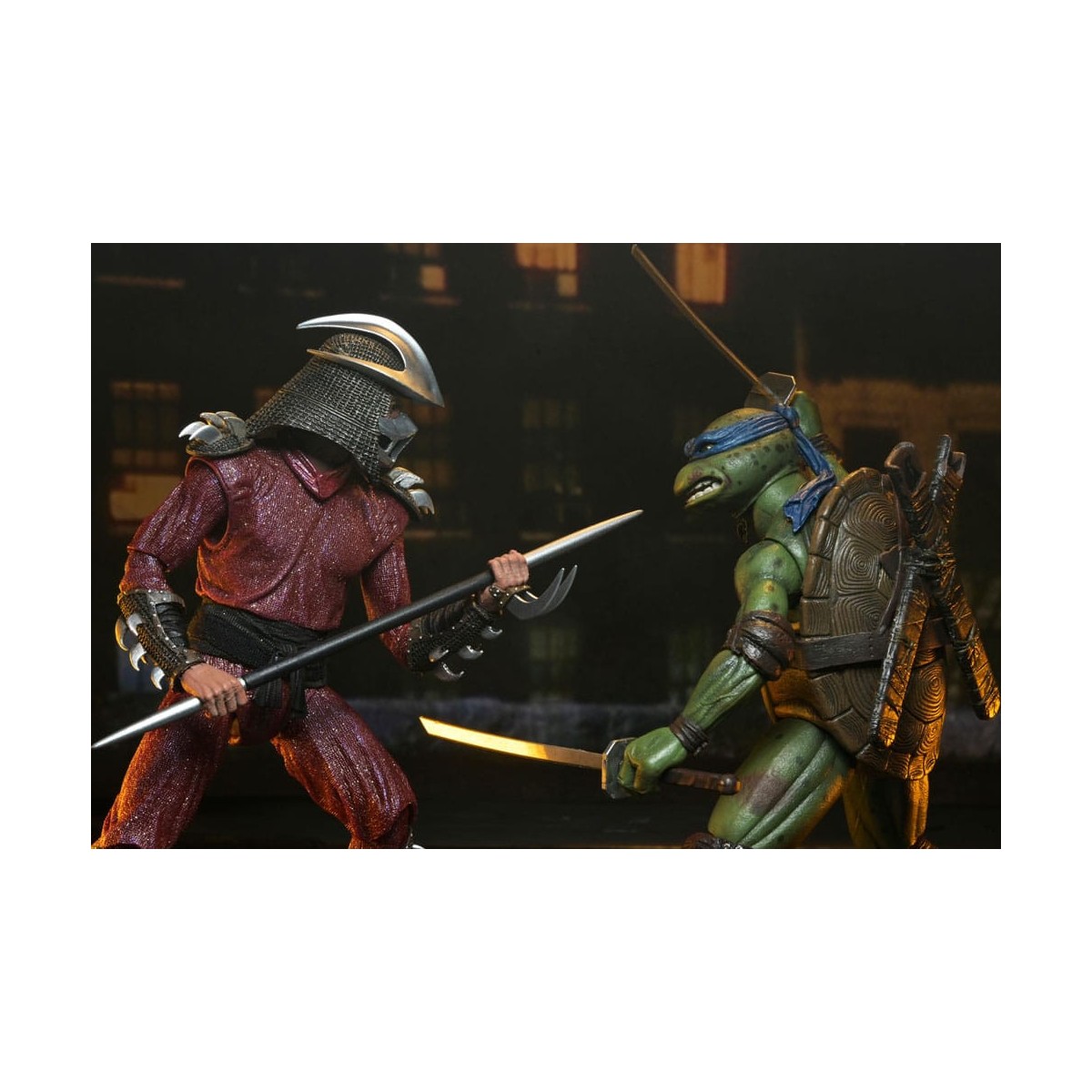Neca - TMNT - Leonardo vs. Shredder - Teenage Mutant Ninja Turtles - Teenage Mutant Ninja Turtles - The Movie