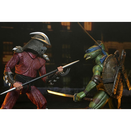 Neca - TMNT - Leonardo vs. Shredder - Teenage Mutant Ninja Turtles - Teenage Mutant Ninja Turtles - The Movie
