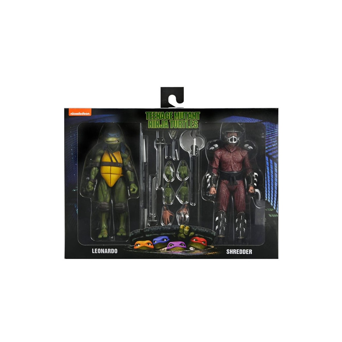 Neca - TMNT - Leonardo vs. Shredder - Teenage Mutant Ninja Turtles - Teenage Mutant Ninja Turtles - The Movie