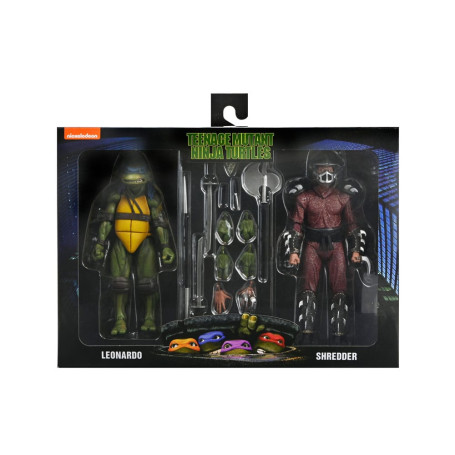 Neca - TMNT - Leonardo vs. Shredder - Teenage Mutant Ninja Turtles - Teenage Mutant Ninja Turtles - The Movie