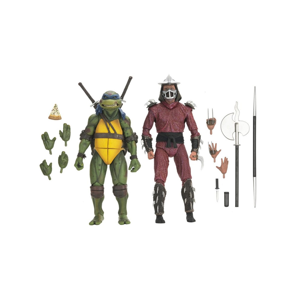 Neca - TMNT - Leonardo vs. Shredder - Teenage Mutant Ninja Turtles - Teenage Mutant Ninja Turtles - The Movie