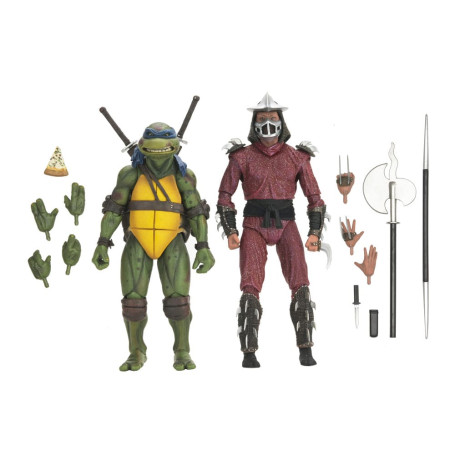 Neca - TMNT - Leonardo vs. Shredder - Teenage Mutant Ninja Turtles - Teenage Mutant Ninja Turtles - The Movie
