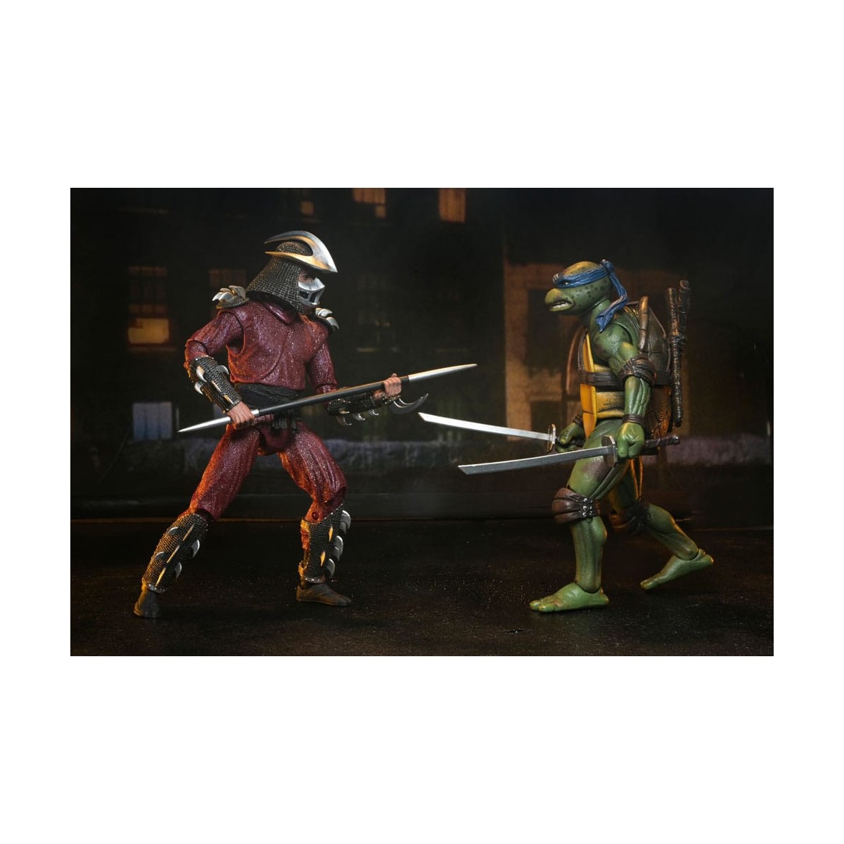 Neca - TMNT - Leonardo vs. Shredder - Teenage Mutant Ninja Turtles - Teenage Mutant Ninja Turtles - The Movie