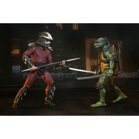 Neca - TMNT - Leonardo vs. Shredder - Teenage Mutant Ninja Turtles - Teenage Mutant Ninja Turtles - The Movie