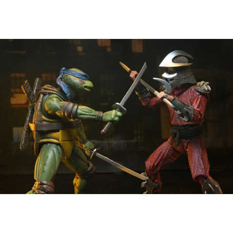 Neca - TMNT - Leonardo vs. Shredder - Teenage Mutant Ninja Turtles - Teenage Mutant Ninja Turtles - The Movie