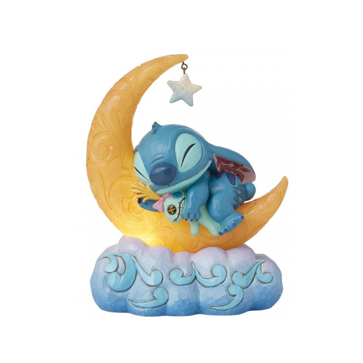 Disney Traditions Lilo und Stich - Stitch und Souillon Leuchtender Mond