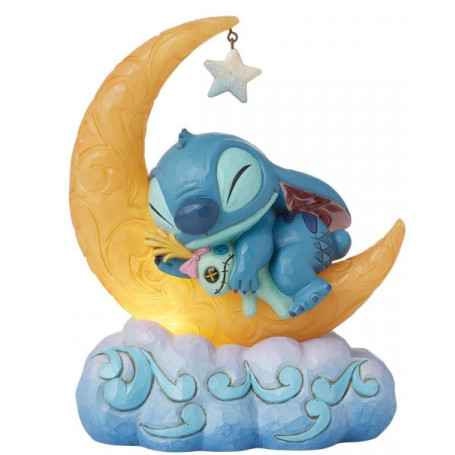 Disney Traditions Lilo und Stich - Stitch und Souillon Leuchtender Mond