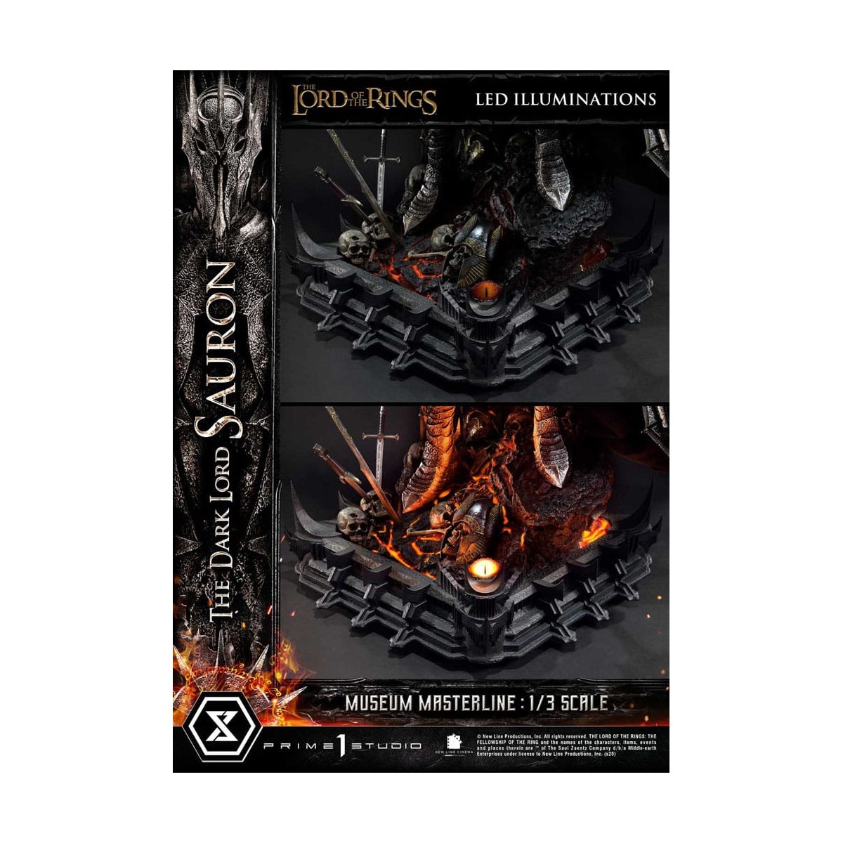 Prime 1 Studio - Museum Masterline Series 1/3 The Dark Lord Sauron Bonus Version - Der Herr der Ringe