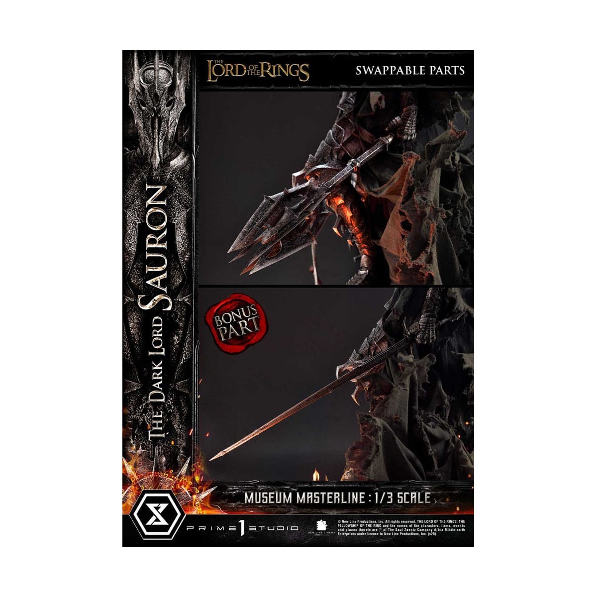 Prime 1 Studio - Museum Masterline Series 1/3 The Dark Lord Sauron Bonus Version - Der Herr der Ringe
