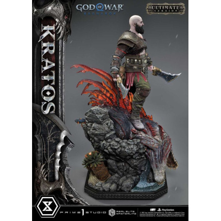 Prime 1 Studio - God of War: Ragnarok - Kratos Ultimate Bonus Version - Real Elite Masterline Series 1/3