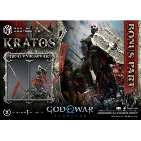 Prime 1 Studio - God of War: Ragnarok - Kratos Ultimate Bonus Version - Real Elite Masterline Series 1/3