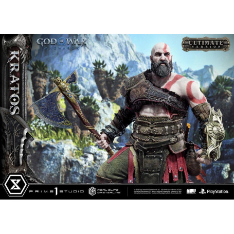 Prime 1 Studio - God of War: Ragnarok - Kratos Ultimate Bonus Version - Real Elite Masterline Series 1/3
