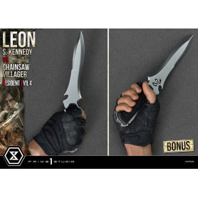 Prime 1 Studio - Resident Evil 4 Leon S. Kennedy vs. Chainsaw Villager Bonus Ver. - Ultimate Premium Masterline Series 1/4