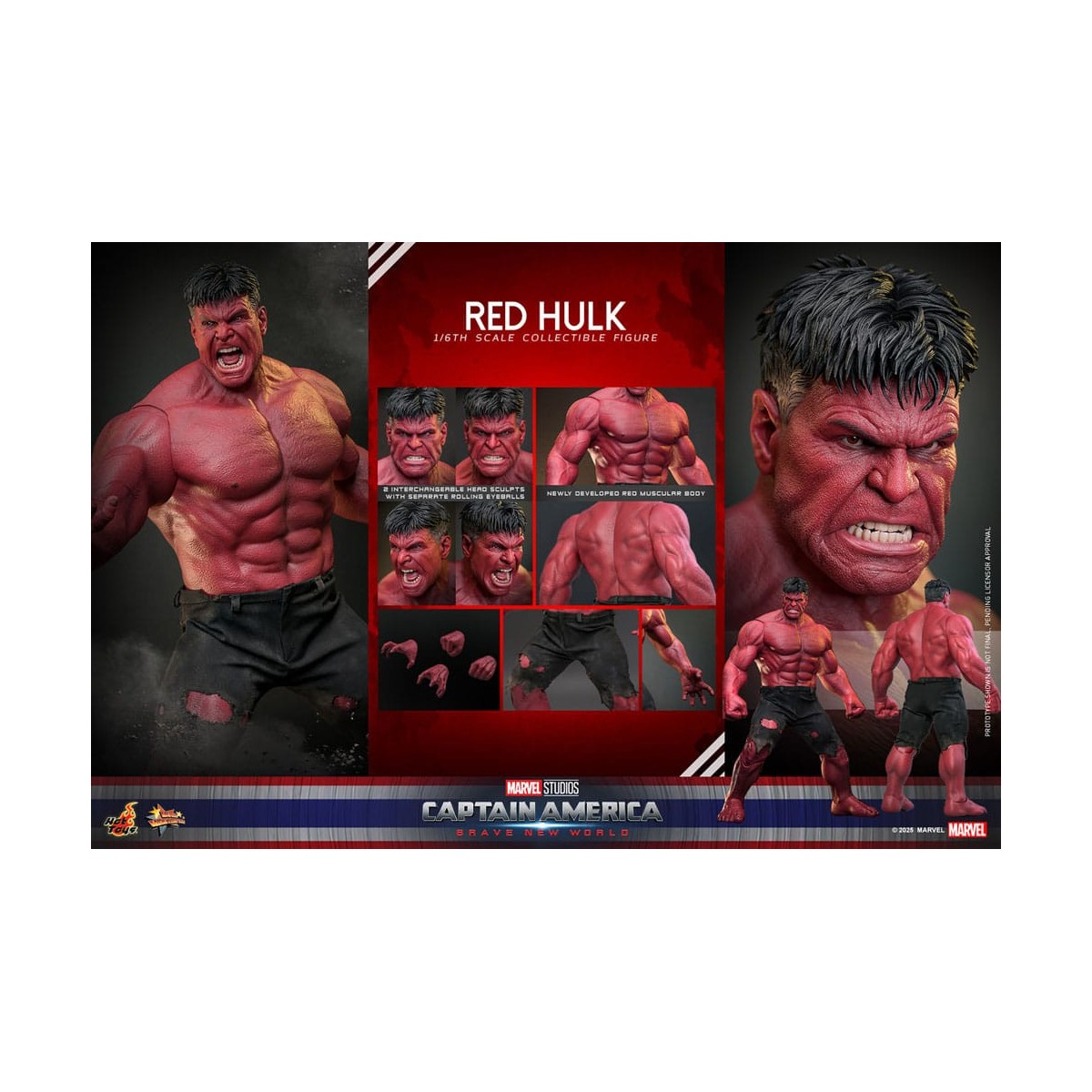 Hot Toys - RED HULK MMS 1/6 - Captain America: Brave New World