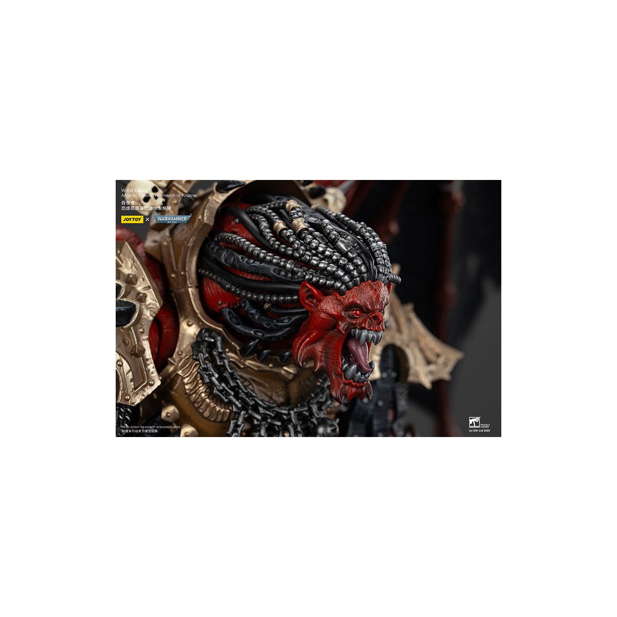 Joytoy - Warhammer - World Eaters - Angron Daemon Primarch of Khorne 1/18 - Warhammer 40000