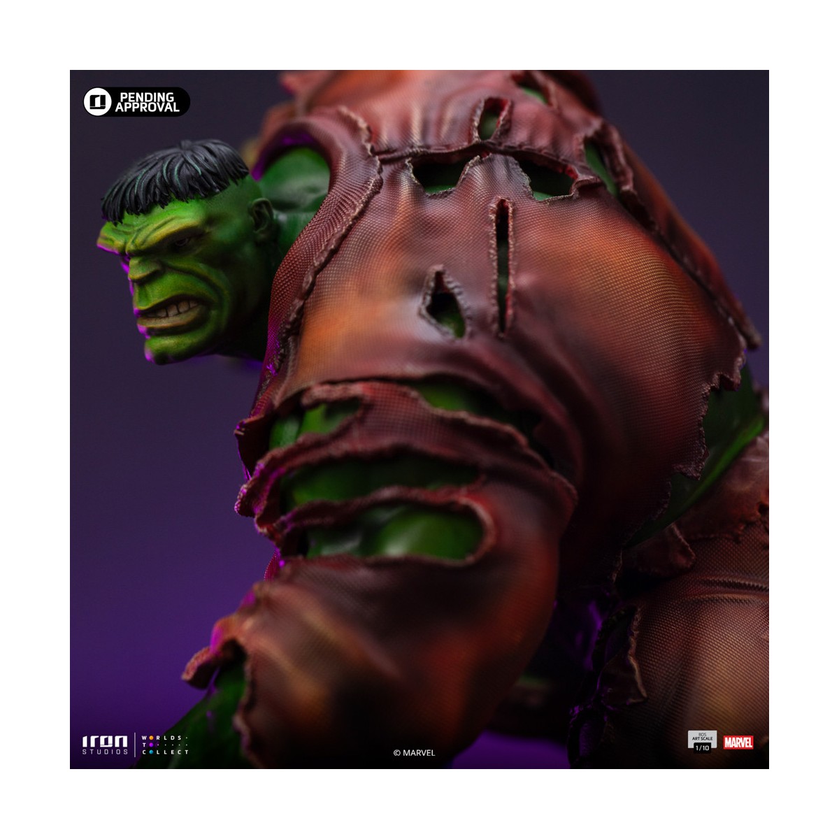 Iron Studios Marvel - Hulk 1/10 BDS Art Scale - Infinity Gauntlet Diorama