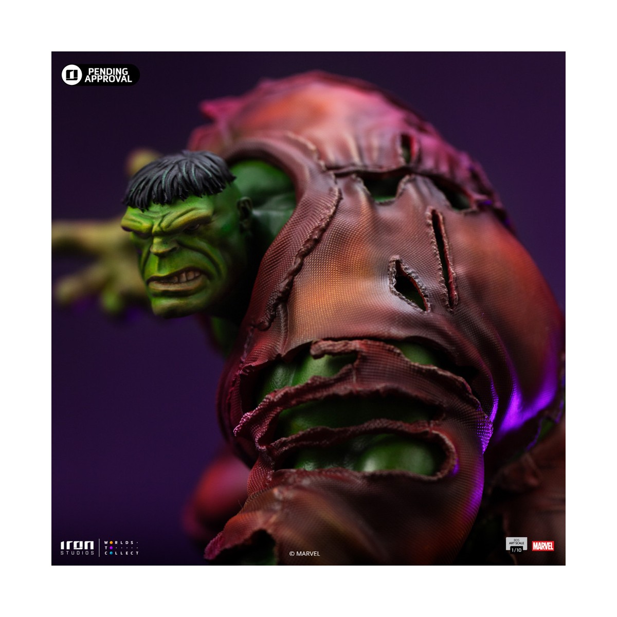 Iron Studios Marvel - Hulk 1/10 BDS Art Scale - Infinity Gauntlet Diorama