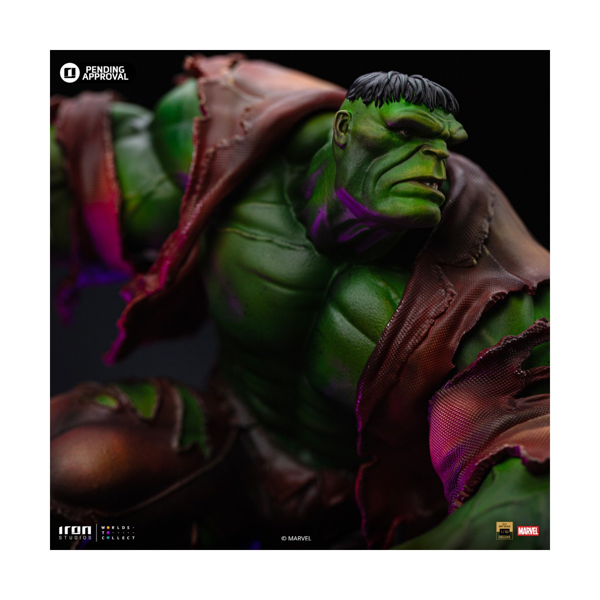Iron Studios Marvel - Hulk 1/10 Deluxe Art Scale - Infinity Gauntlet Diorama