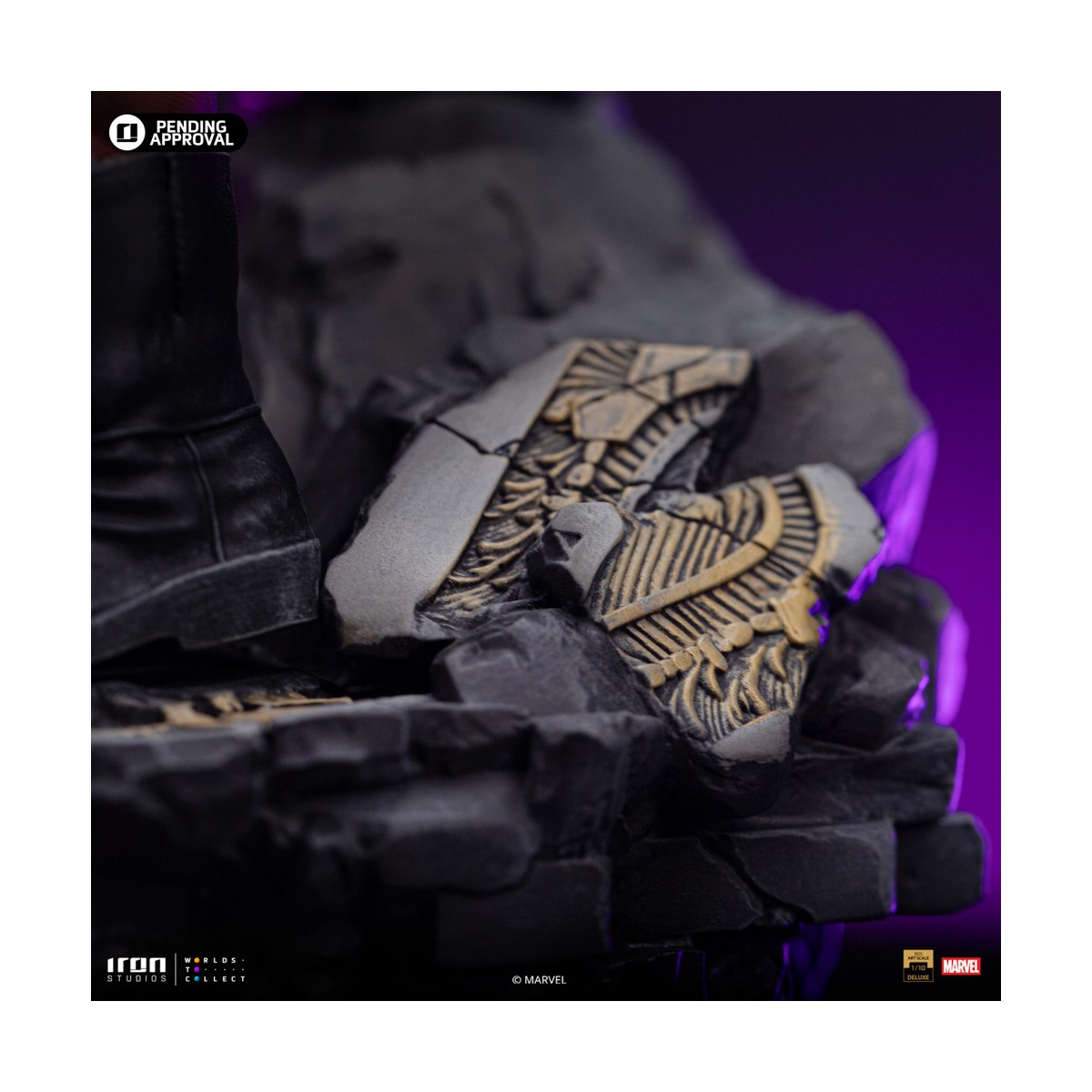 Iron Studios Marvel - Hulk 1/10 Deluxe Art Scale - Infinity Gauntlet Diorama