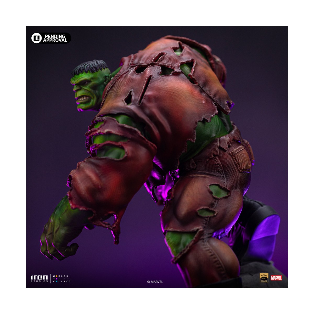 Iron Studios Marvel - Hulk 1/10 Deluxe Art Scale - Infinity Gauntlet Diorama