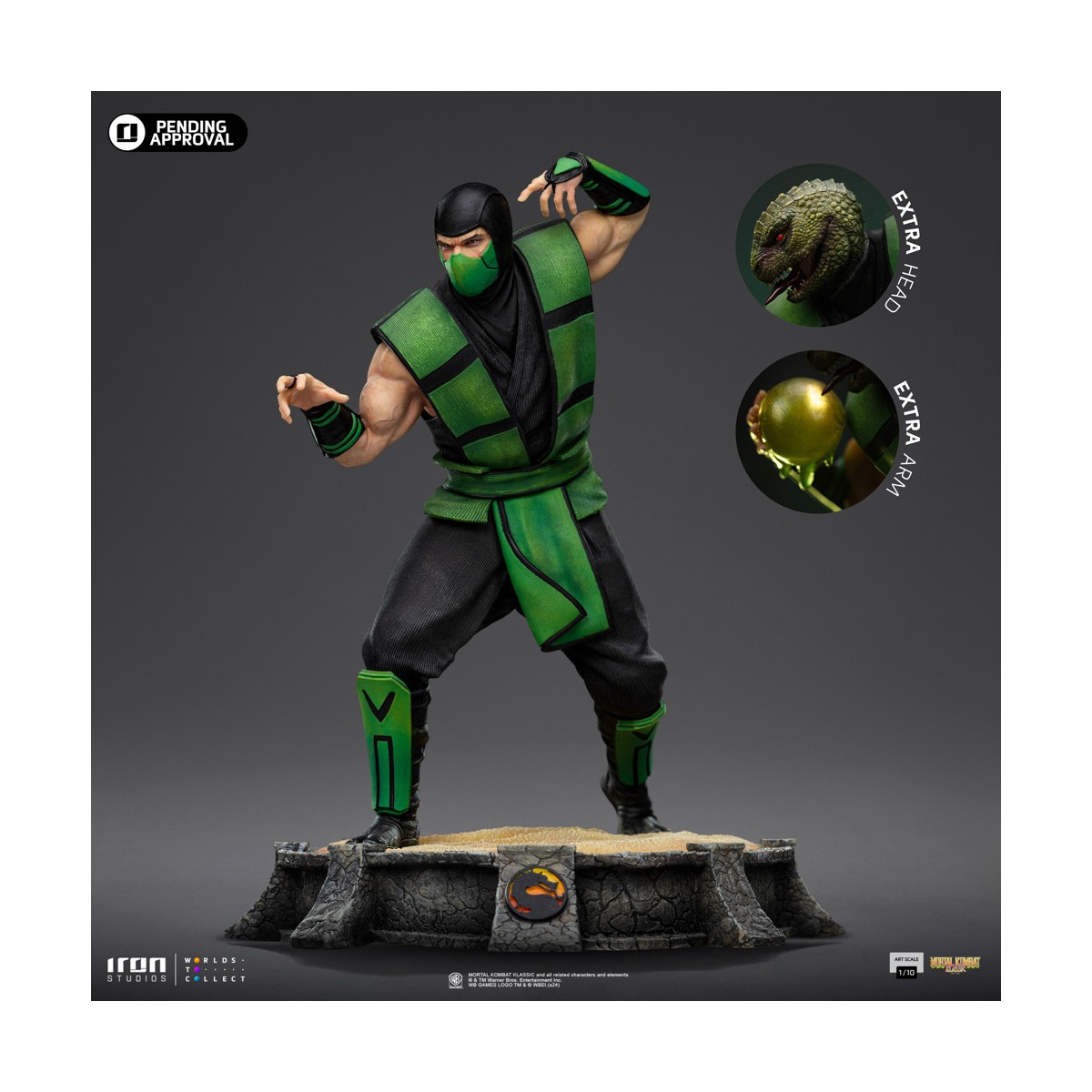 Iron Studios - Mortal Kombat - Reptil BDS Art Scale 1/10
