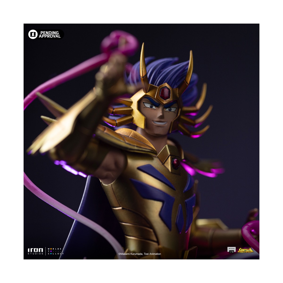 Iron Studios - Saint Seiya - Krebs Deathmask BDS Art Scale 1/10 - Die Ritter des Zodiakus