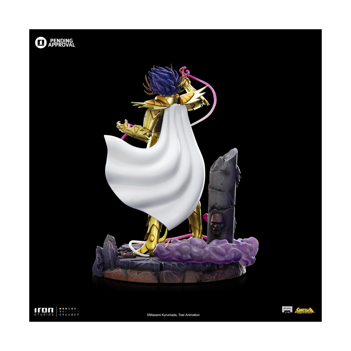 Iron Studios - Saint Seiya - Krebs Deathmask BDS Art Scale 1/10 - Die Ritter des Zodiakus