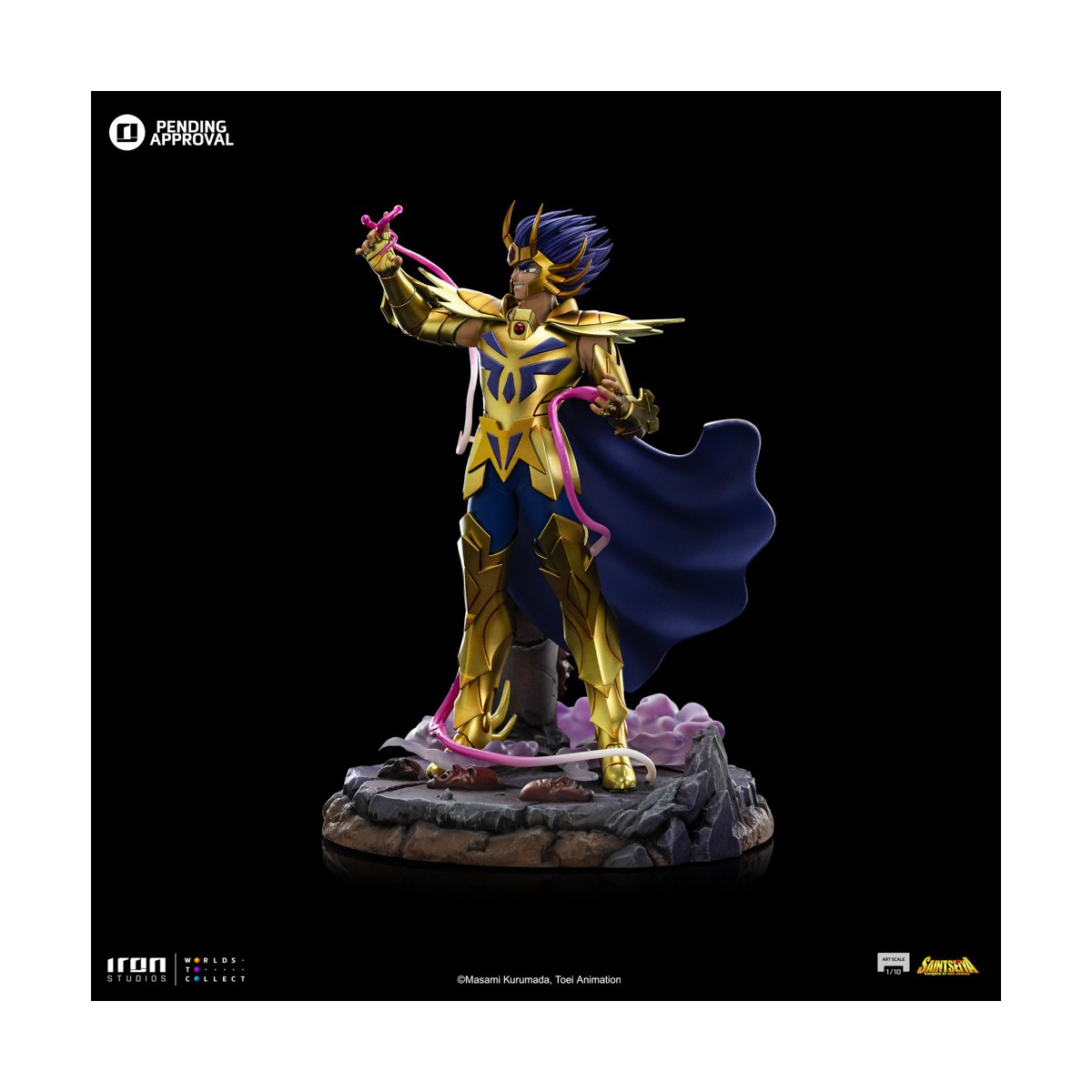 Iron Studios - Saint Seiya - Krebs Deathmask BDS Art Scale 1/10 - Die Ritter des Zodiakus