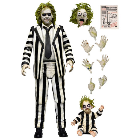 Neca BeetleJuice Beetlejuice - Ultimate Striped Suit Beetlejuice