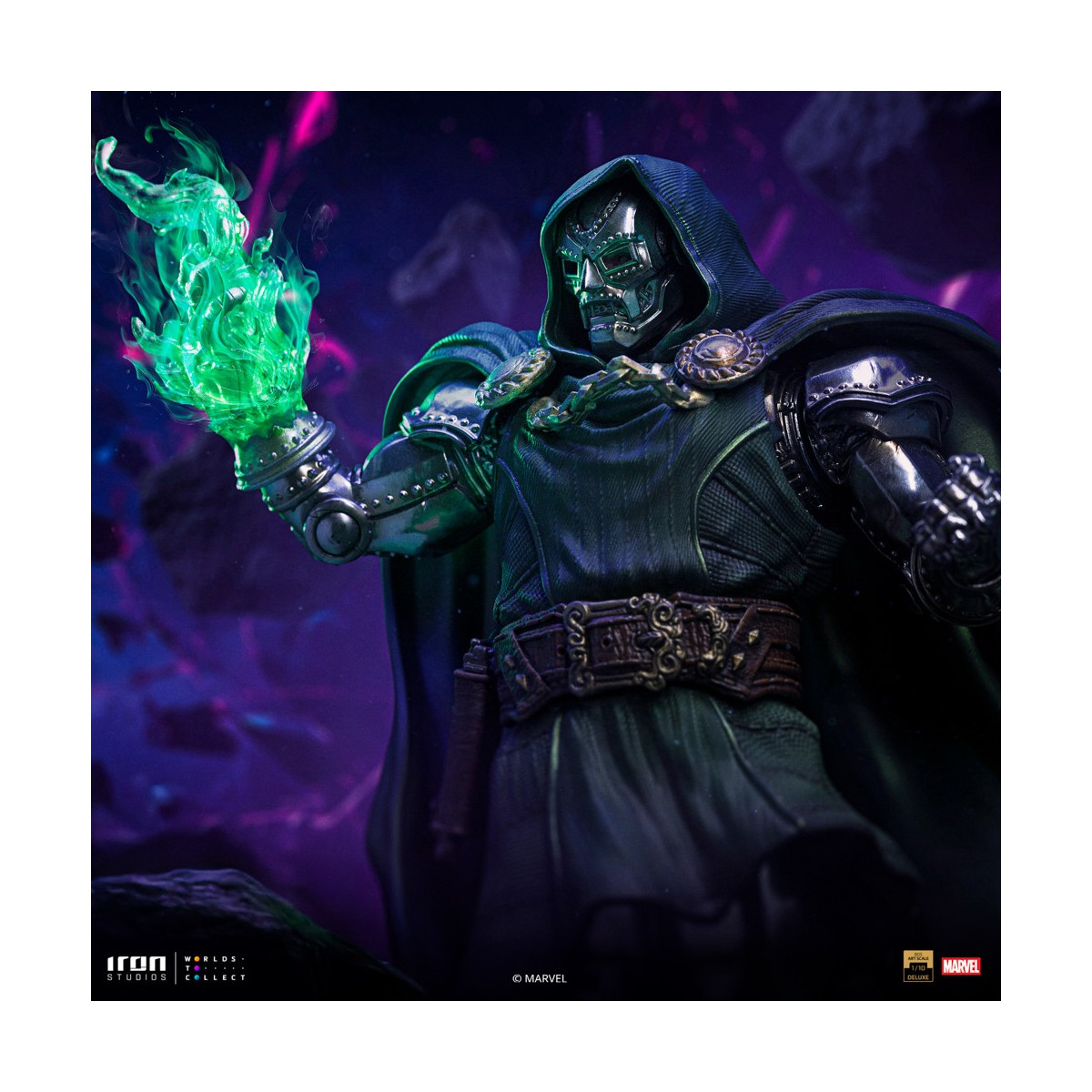 Iron Studios Marvel - DR. Doom 1/10 Deluxe Art Scale - Infinity Gauntlet Diorama