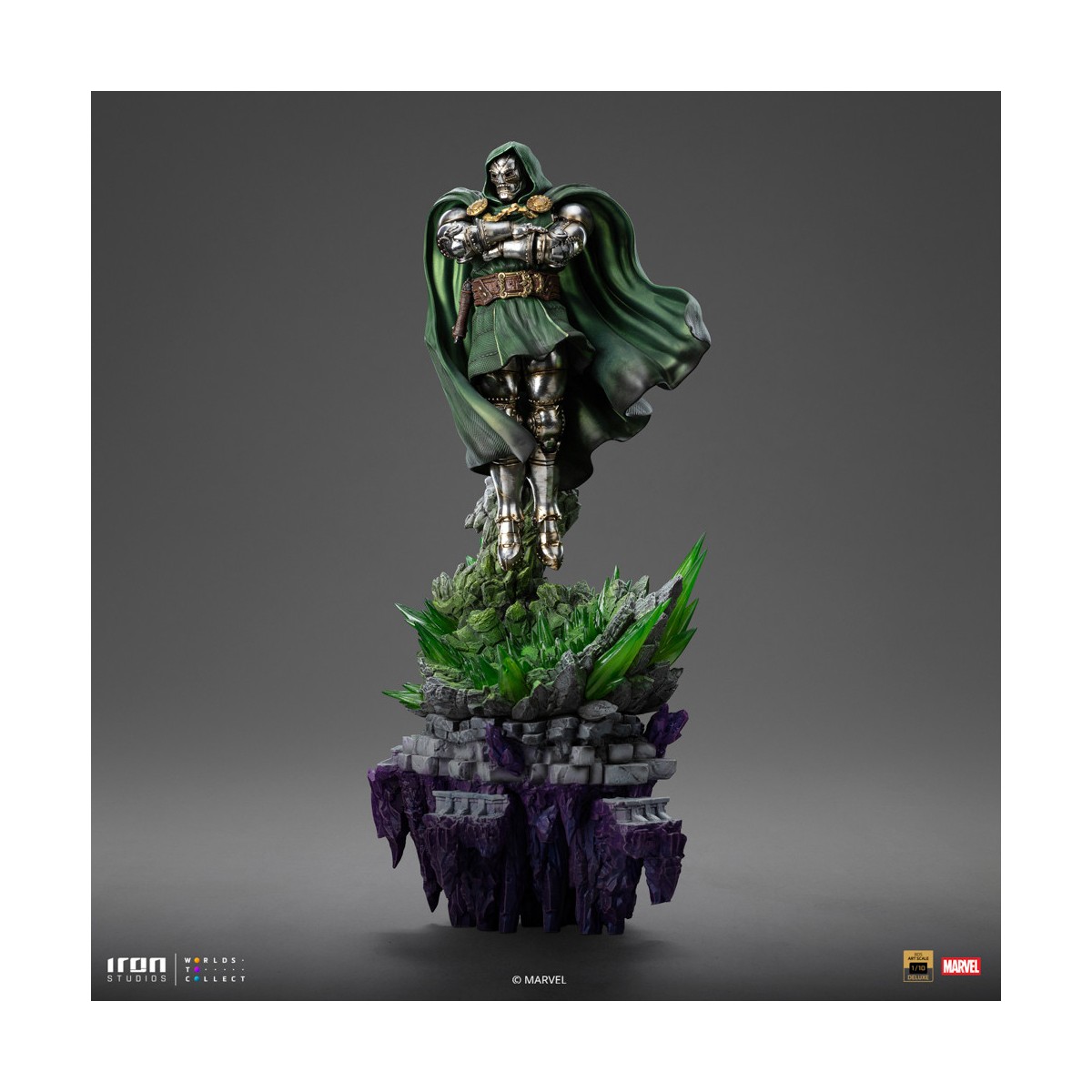 Iron Studios Marvel - DR. Doom 1/10 Deluxe Art Scale - Infinity Gauntlet Diorama