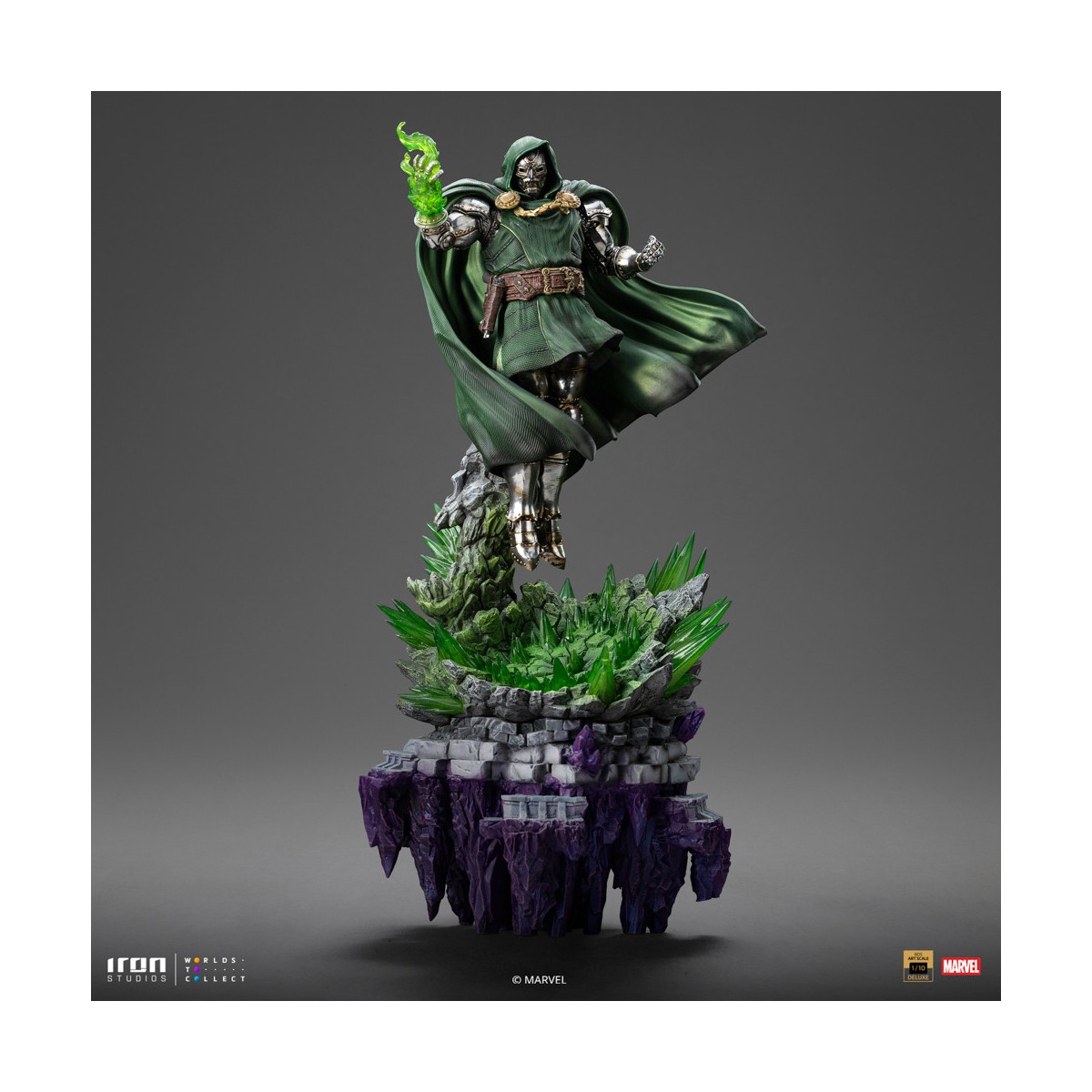 Iron Studios Marvel - DR. Doom 1/10 Deluxe Art Scale - Infinity Gauntlet Diorama