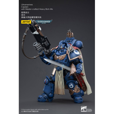 JoyToy - Ultramarines - Ultramarines Captain With Master-crafted Heavy Bolt rifle - Warhammer 40000