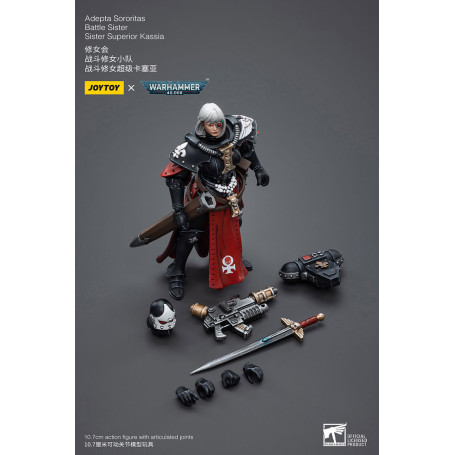 JoyToy Space Marines - Adepta Sororitas Battle Sister - Sister Superior Kassia 1/18 - Warhammer 40K