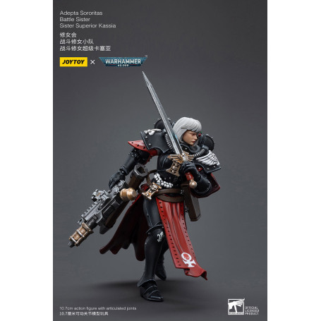JoyToy Space Marines - Adepta Sororitas Battle Sister - Sister Superior Kassia 1/18 - Warhammer 40K
