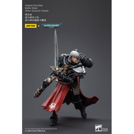 JoyToy Space Marines - Adepta Sororitas Battle Sister - Sister Superior Kassia 1/18 - Warhammer 40K