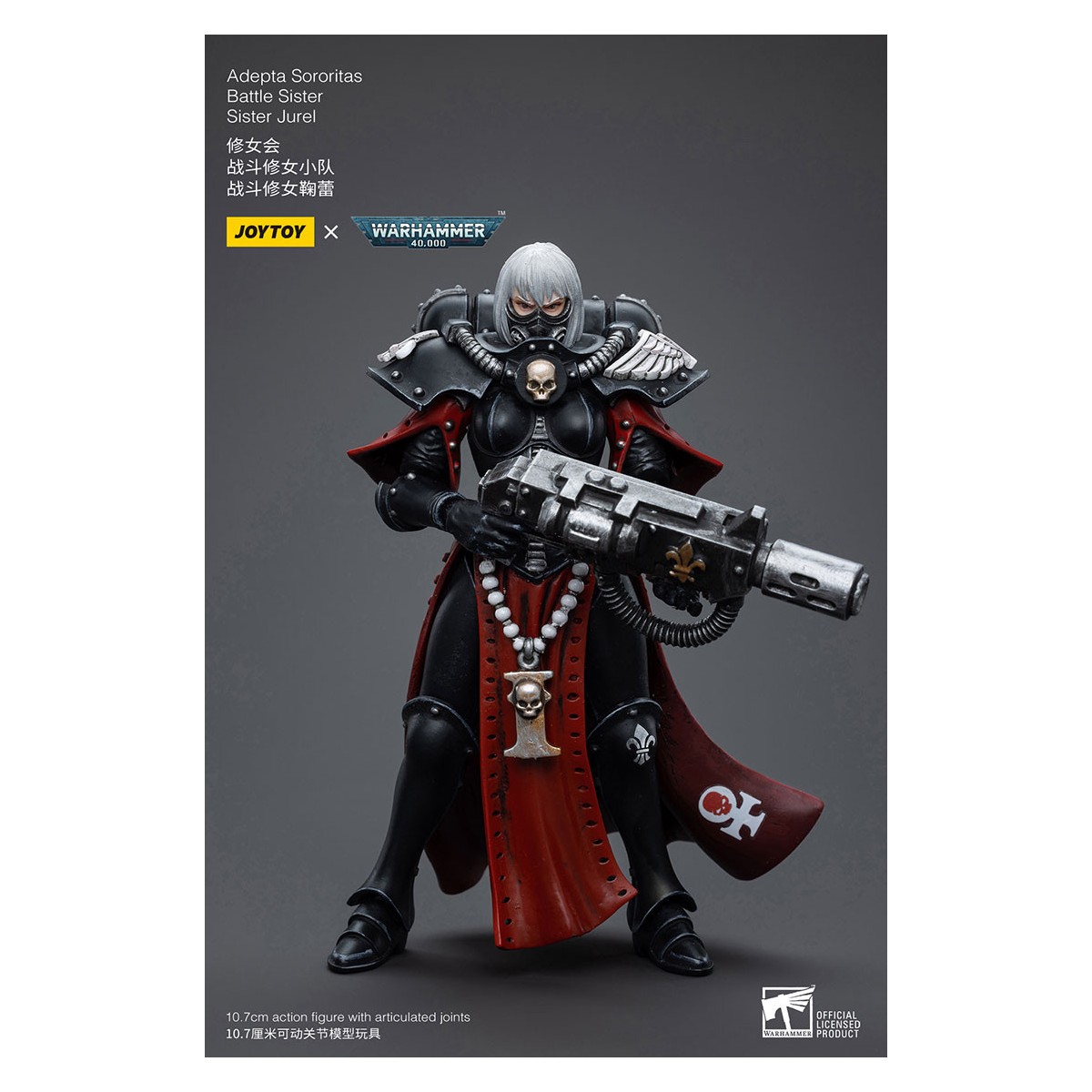 JoyToy Space Marines - Adepta Sororitas Battle Sister - Sister Jurel 1/18 - Warhammer 40K