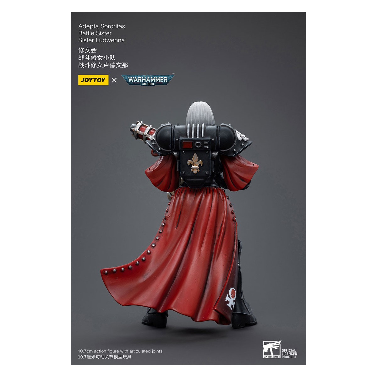 JoyToy Space Marines - Adepta Sororitas Battle Sister - Sister Ludwenna 1/18 - Warhammer 40K
