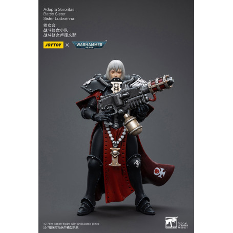 JoyToy Space Marines - Adepta Sororitas Battle Sister - Sister Ludwenna 1/18 - Warhammer 40K