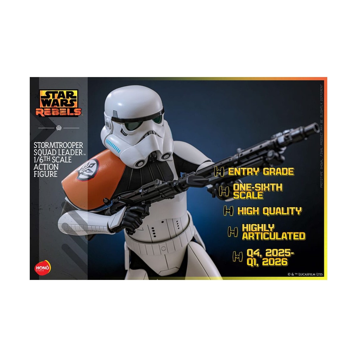 Hot Toys/Hono Studio - Star Wars: Rebels - Stormtrooper Squad Leader 1/6