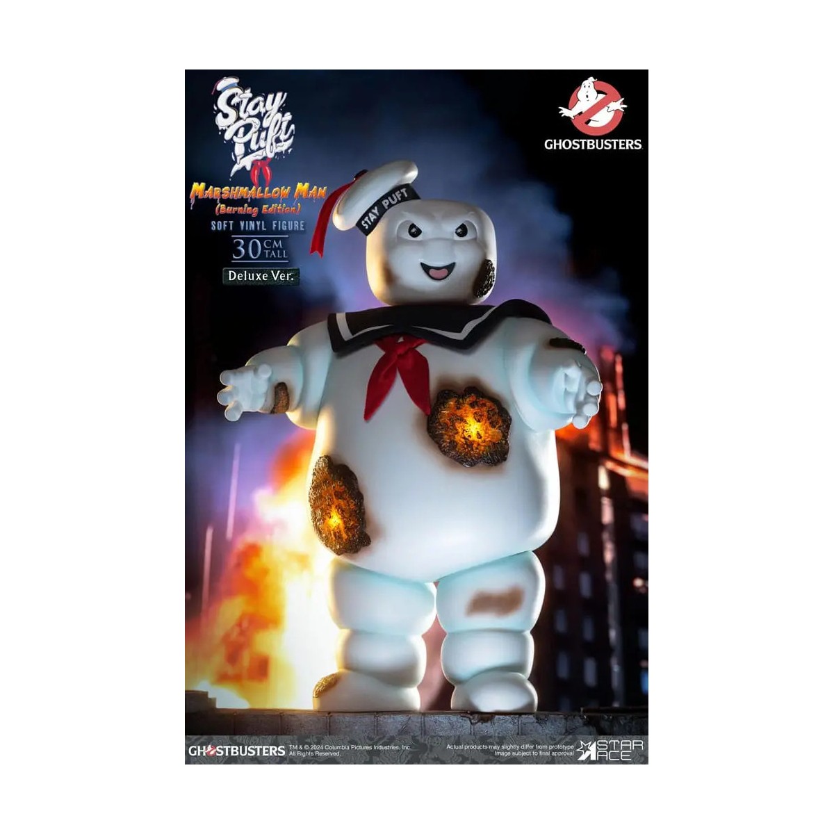 Star Ace - Stay Puft Marshmallow Man Burning Edition Deluxe Version - Ghostbusters